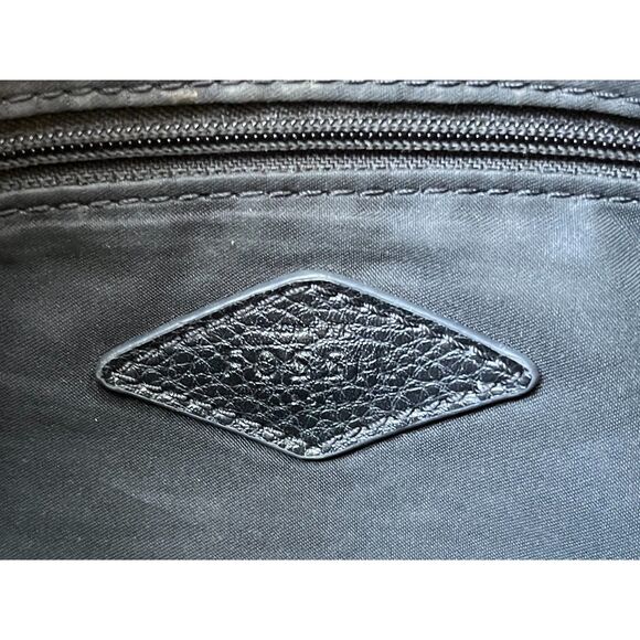 Vintage Fossil Black Leather Crossbody Shoulder Handbag Bag Women's Size Small - Picture 4 of 12